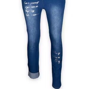 Oxygen Collections Blue Jeggings S/M